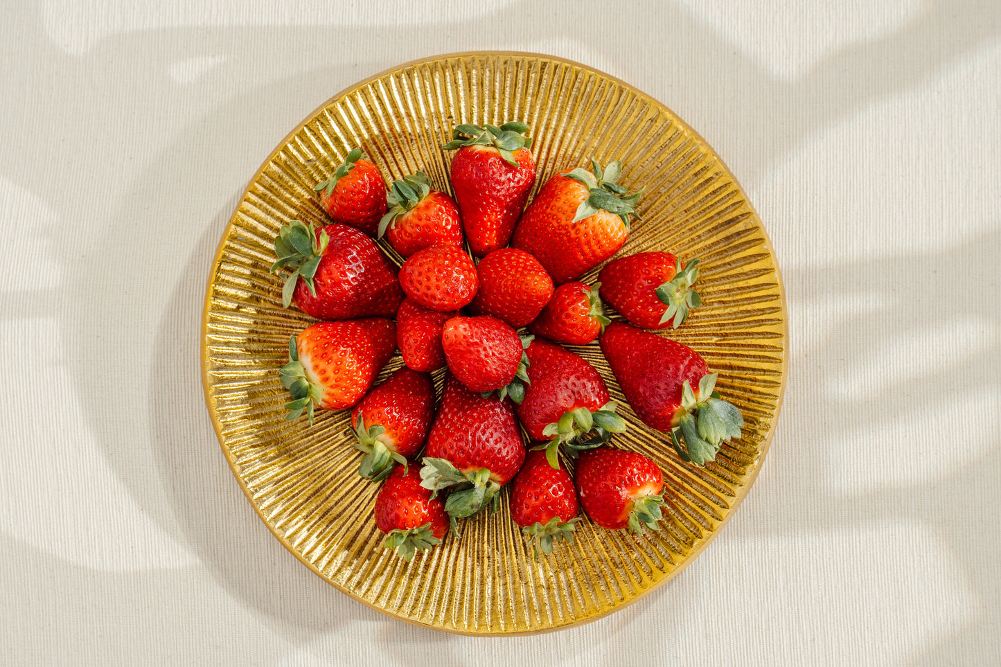PIATTO PORTAFRUTTA ORO