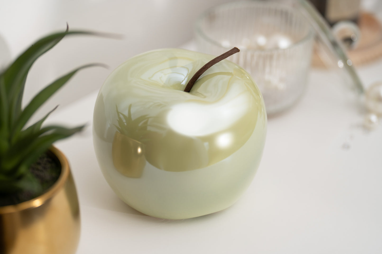 MELA IN CERAMICA VERDE